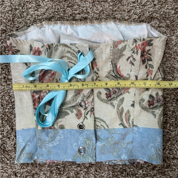 Vintage Style Strapless Top with Art Print - Picture 4 of 4